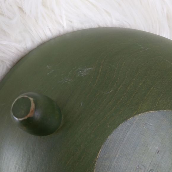 Woodcraftery wooden bowls spoon hand painted set - Picture 8 of 11